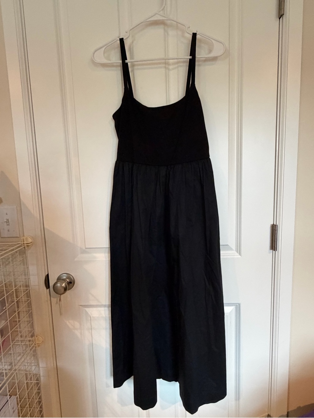 Old Navy Black Spaghetti-Strap Midi Dress